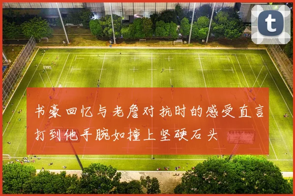 书豪回忆与老詹对抗时的感受直言打到他手腕如撞上坚硬石头
