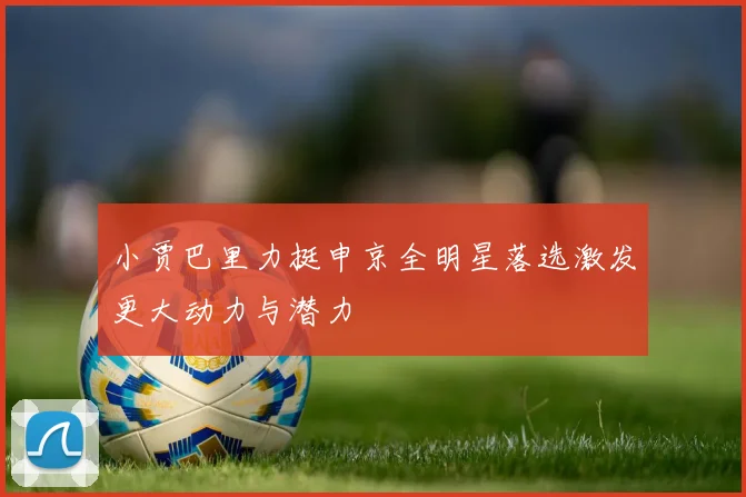 小贾巴里力挺申京全明星落选激发更大动力与潜力